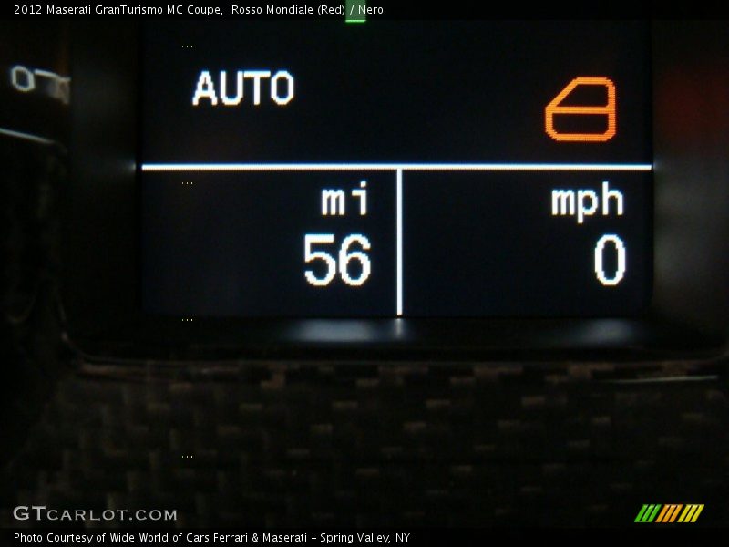 Rosso Mondiale (Red) / Nero 2012 Maserati GranTurismo MC Coupe