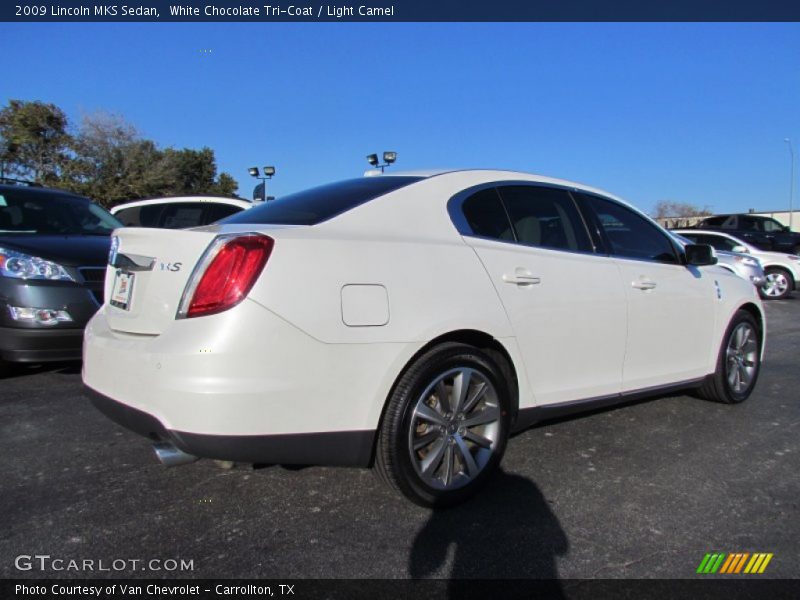 White Chocolate Tri-Coat / Light Camel 2009 Lincoln MKS Sedan