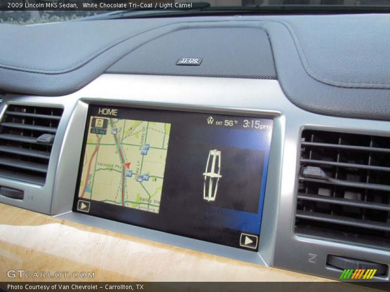 White Chocolate Tri-Coat / Light Camel 2009 Lincoln MKS Sedan