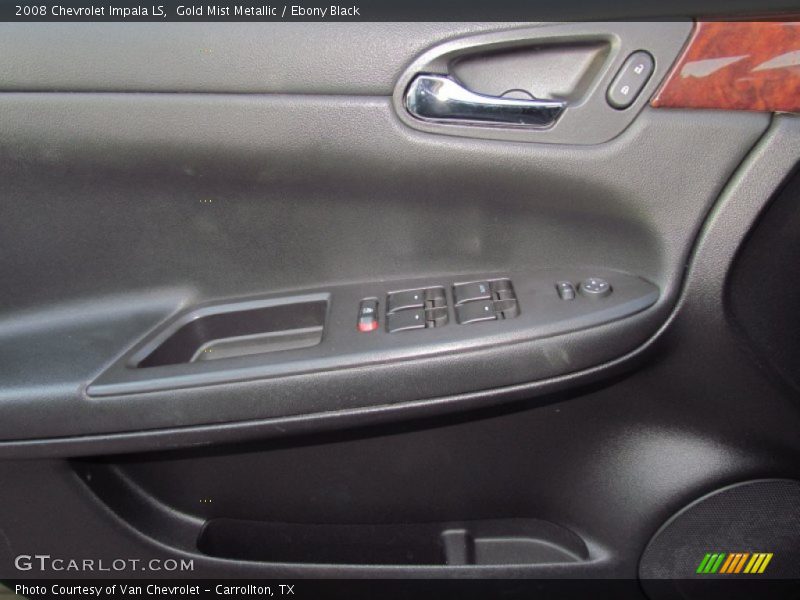 Gold Mist Metallic / Ebony Black 2008 Chevrolet Impala LS
