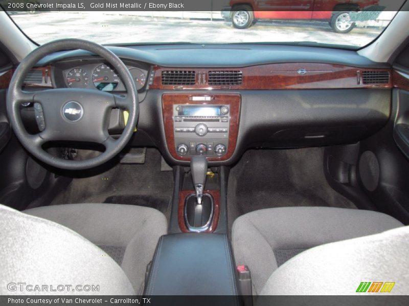 Gold Mist Metallic / Ebony Black 2008 Chevrolet Impala LS