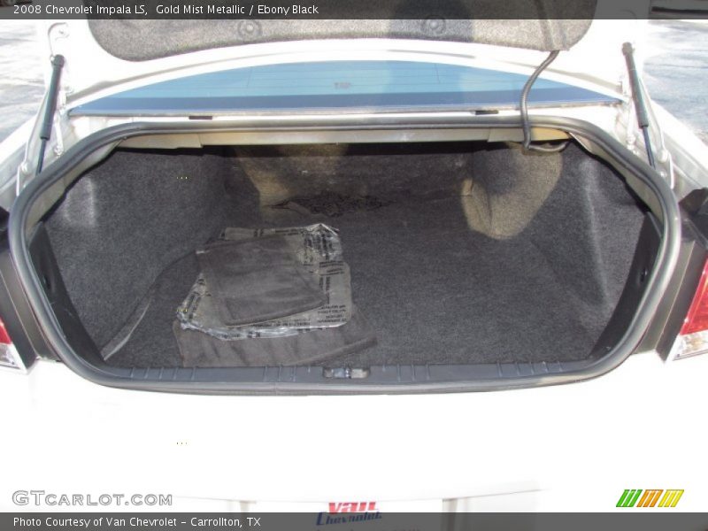 Gold Mist Metallic / Ebony Black 2008 Chevrolet Impala LS