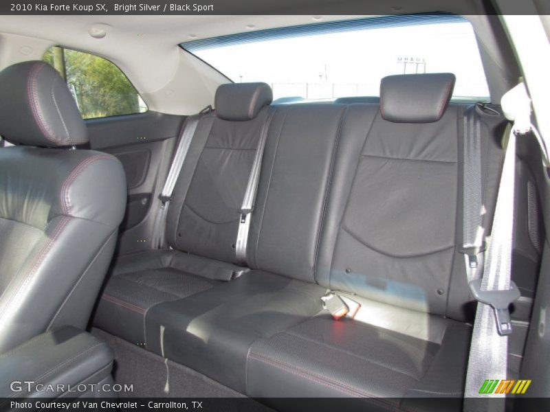 Bright Silver / Black Sport 2010 Kia Forte Koup SX