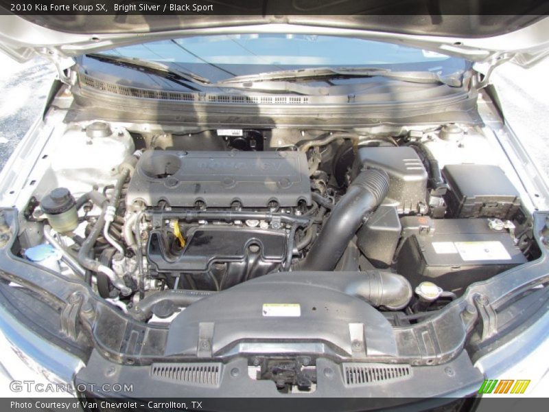 Bright Silver / Black Sport 2010 Kia Forte Koup SX