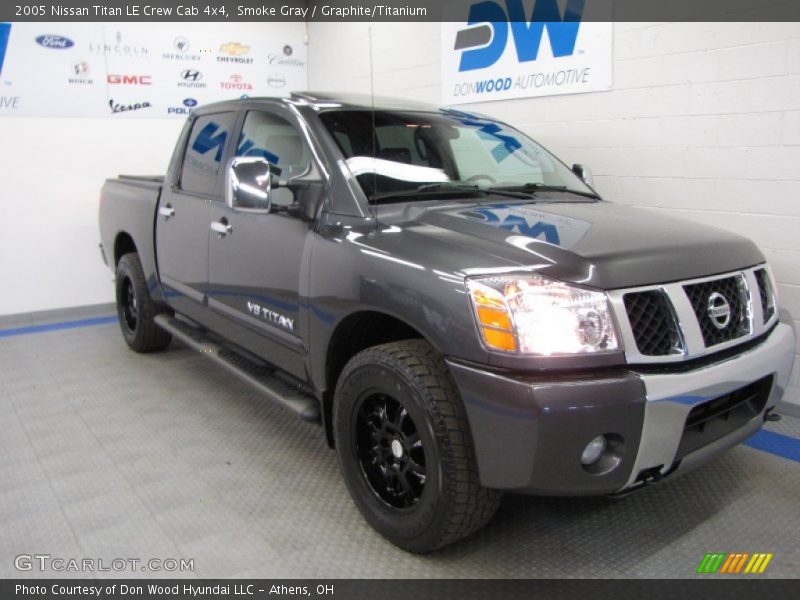 Smoke Gray / Graphite/Titanium 2005 Nissan Titan LE Crew Cab 4x4