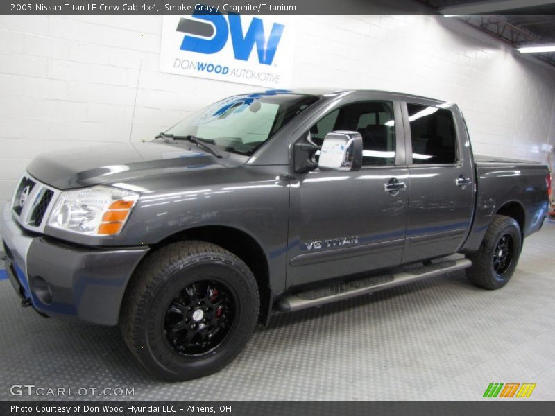 Smoke Gray / Graphite/Titanium 2005 Nissan Titan LE Crew Cab 4x4