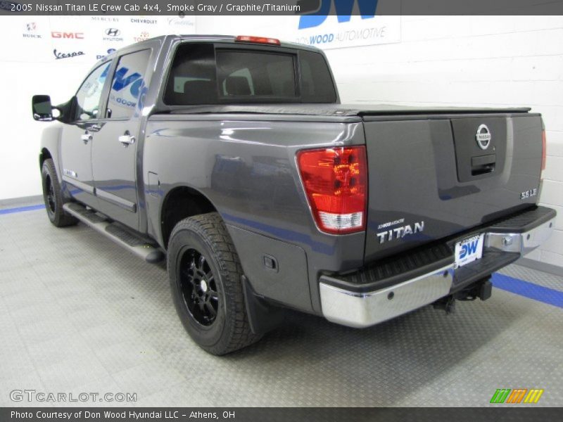 Smoke Gray / Graphite/Titanium 2005 Nissan Titan LE Crew Cab 4x4