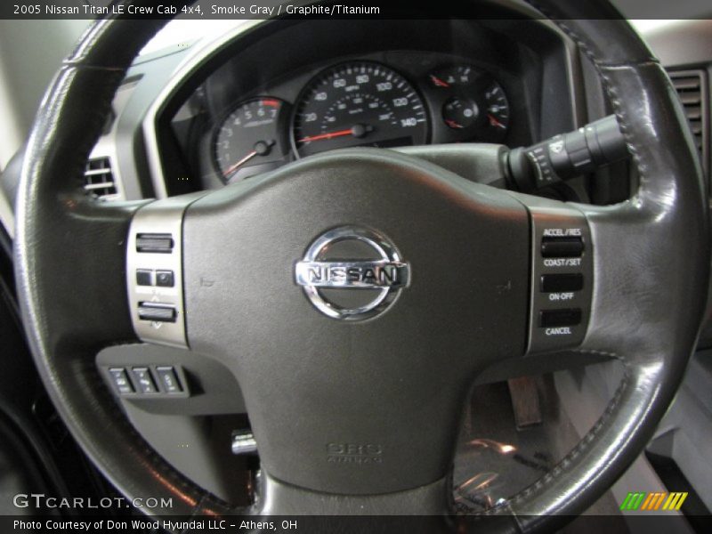 Smoke Gray / Graphite/Titanium 2005 Nissan Titan LE Crew Cab 4x4