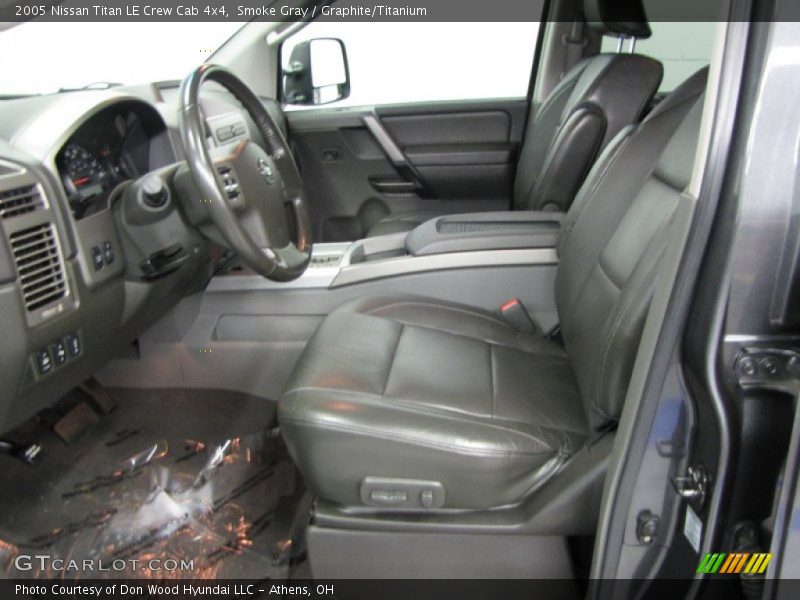 Smoke Gray / Graphite/Titanium 2005 Nissan Titan LE Crew Cab 4x4