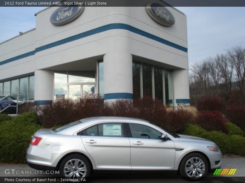 Ingot Silver / Light Stone 2012 Ford Taurus Limited AWD