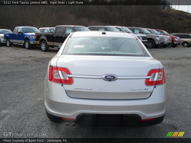 Ingot Silver / Light Stone 2012 Ford Taurus Limited AWD