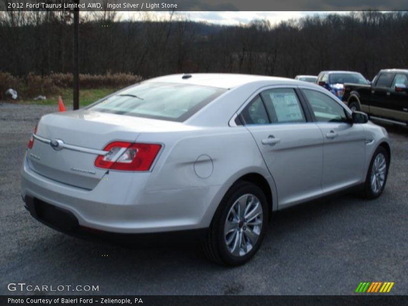 Ingot Silver / Light Stone 2012 Ford Taurus Limited AWD