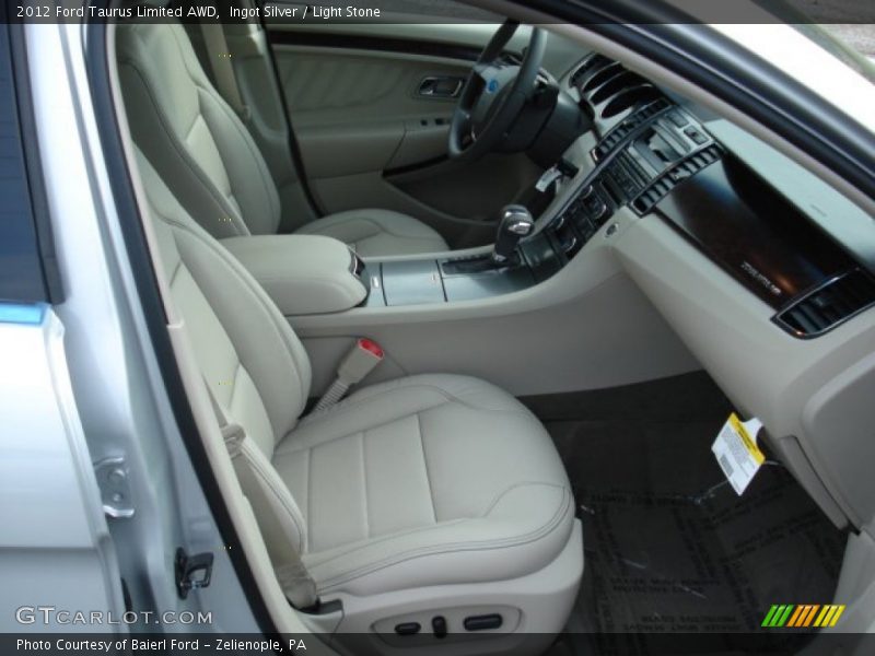 Front Seat of 2012 Taurus Limited AWD