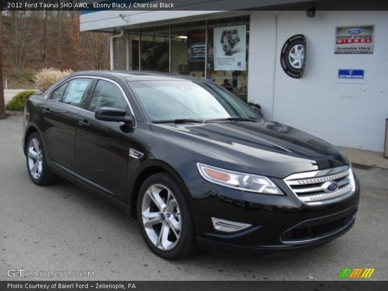 Ebony Black / Charcoal Black 2012 Ford Taurus SHO AWD