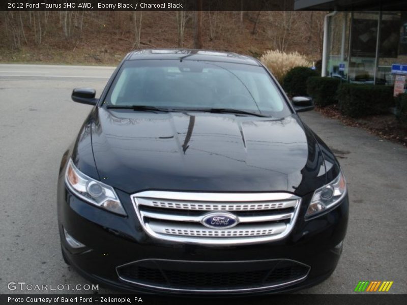 Ebony Black / Charcoal Black 2012 Ford Taurus SHO AWD