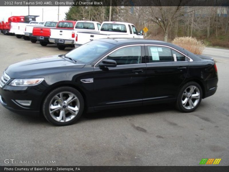 Ebony Black / Charcoal Black 2012 Ford Taurus SHO AWD