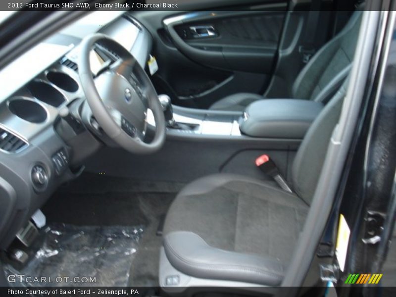  2012 Taurus SHO AWD Charcoal Black Interior