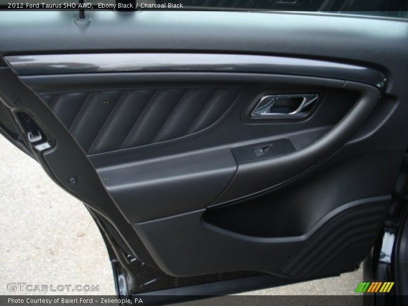Ebony Black / Charcoal Black 2012 Ford Taurus SHO AWD