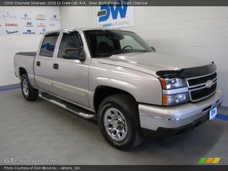 Silver Birch Metallic / Dark Charcoal 2006 Chevrolet Silverado 1500 LS Crew Cab 4x4