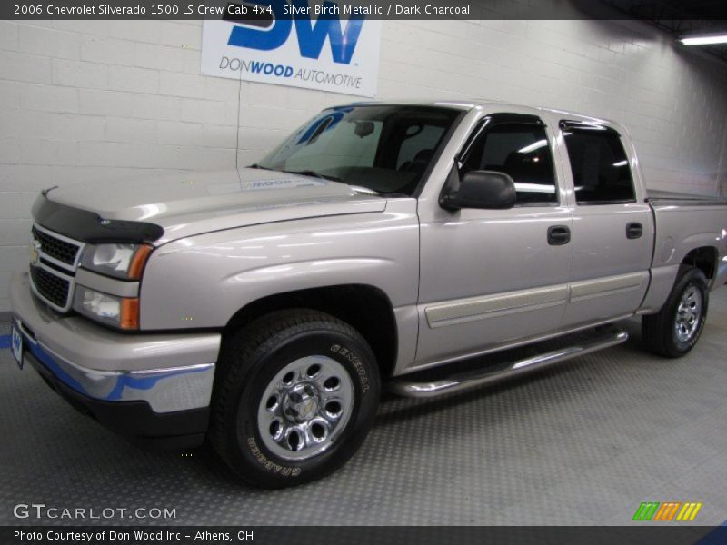 Silver Birch Metallic / Dark Charcoal 2006 Chevrolet Silverado 1500 LS Crew Cab 4x4