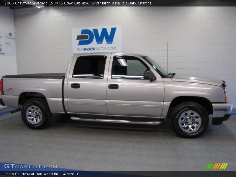 Silver Birch Metallic / Dark Charcoal 2006 Chevrolet Silverado 1500 LS Crew Cab 4x4