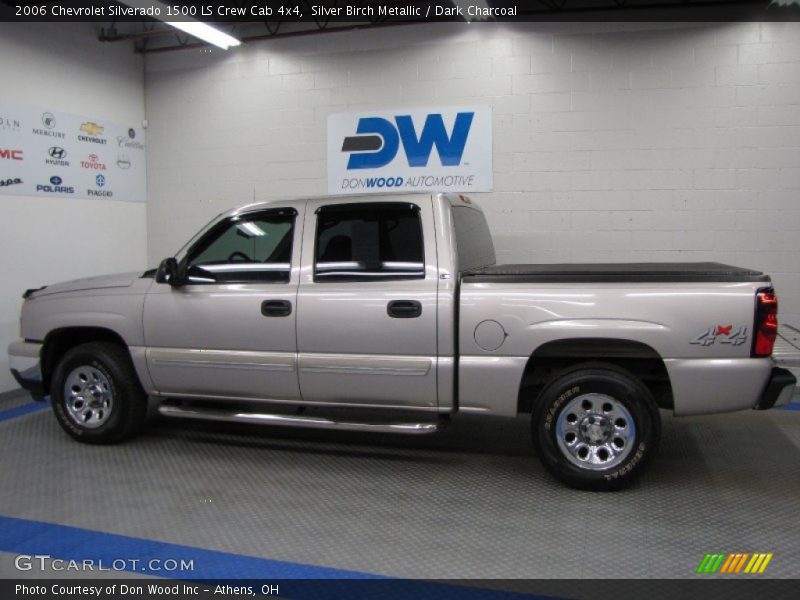 Silver Birch Metallic / Dark Charcoal 2006 Chevrolet Silverado 1500 LS Crew Cab 4x4