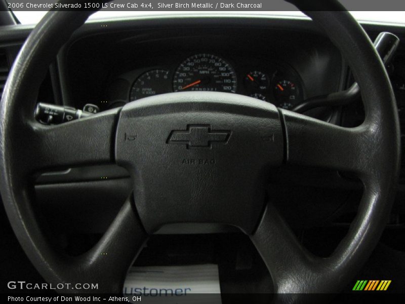 Silver Birch Metallic / Dark Charcoal 2006 Chevrolet Silverado 1500 LS Crew Cab 4x4