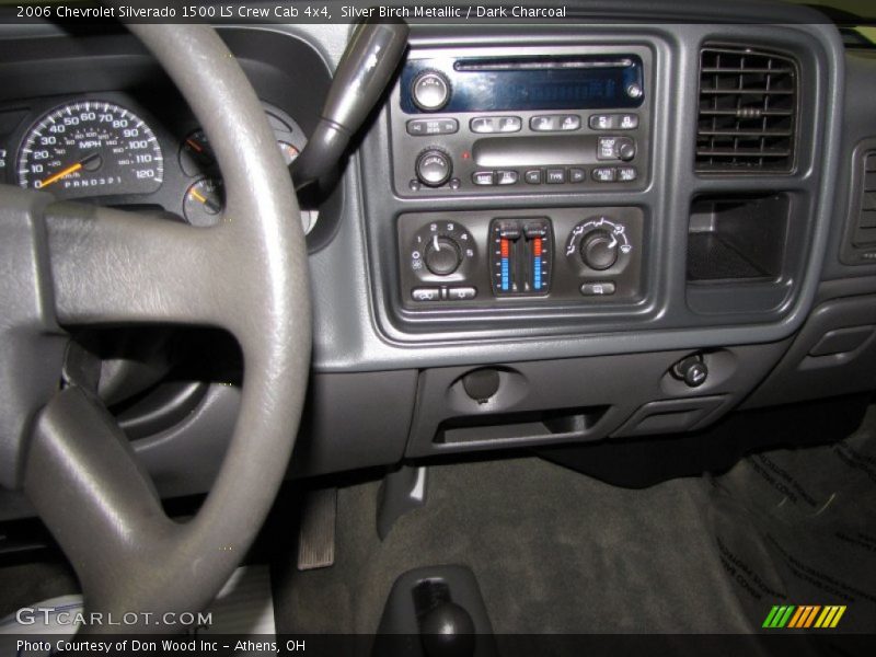 Silver Birch Metallic / Dark Charcoal 2006 Chevrolet Silverado 1500 LS Crew Cab 4x4