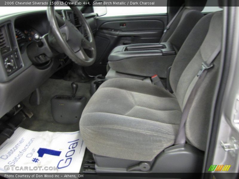 Silver Birch Metallic / Dark Charcoal 2006 Chevrolet Silverado 1500 LS Crew Cab 4x4