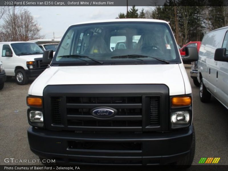 Oxford White / Medium Flint 2012 Ford E Series Van E350 Cargo