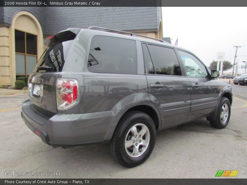 Nimbus Gray Metallic / Gray 2008 Honda Pilot EX-L