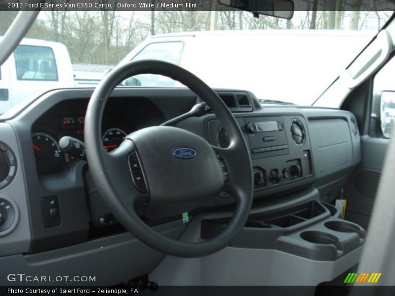 Oxford White / Medium Flint 2012 Ford E Series Van E350 Cargo