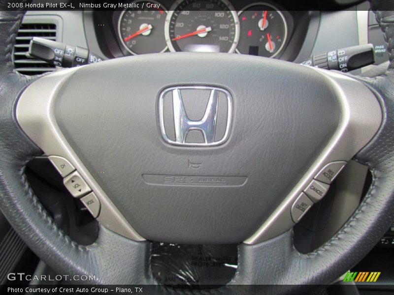 Nimbus Gray Metallic / Gray 2008 Honda Pilot EX-L