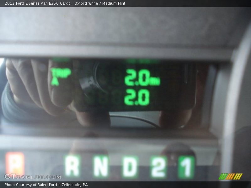 Oxford White / Medium Flint 2012 Ford E Series Van E350 Cargo