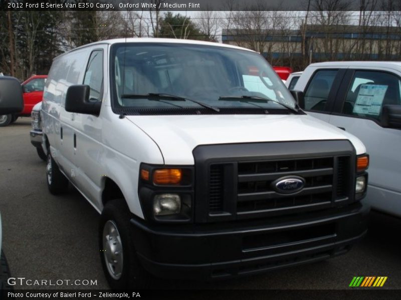 Oxford White / Medium Flint 2012 Ford E Series Van E350 Cargo