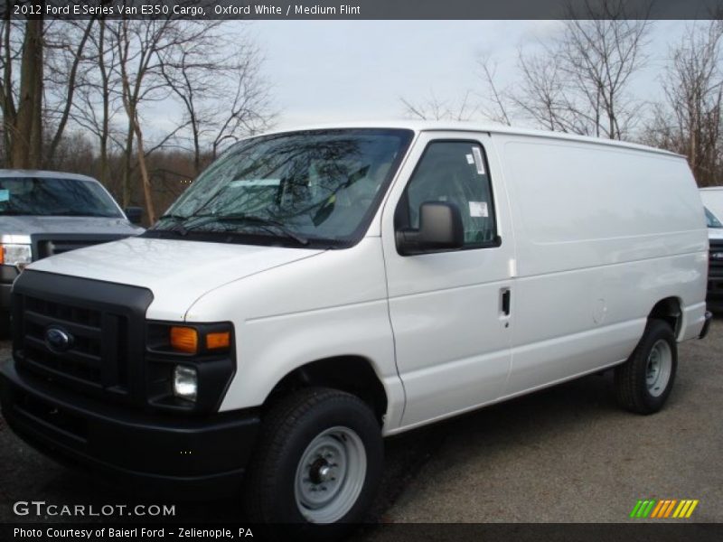 Oxford White / Medium Flint 2012 Ford E Series Van E350 Cargo