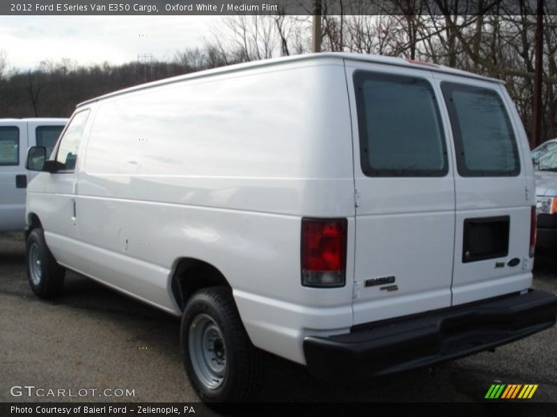Oxford White / Medium Flint 2012 Ford E Series Van E350 Cargo