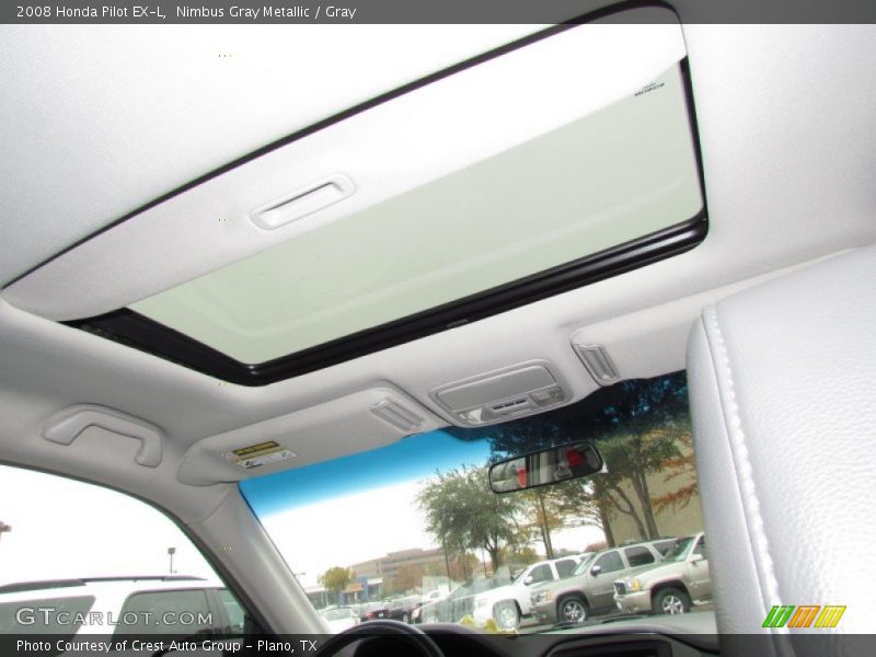 Nimbus Gray Metallic / Gray 2008 Honda Pilot EX-L
