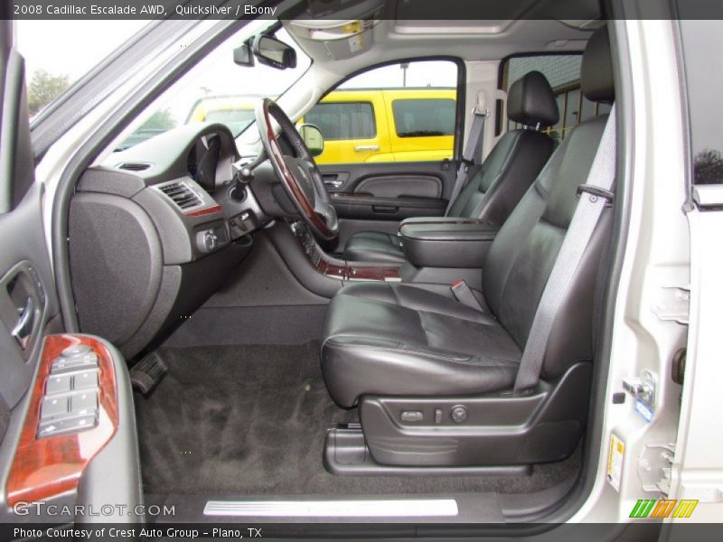 Quicksilver / Ebony 2008 Cadillac Escalade AWD