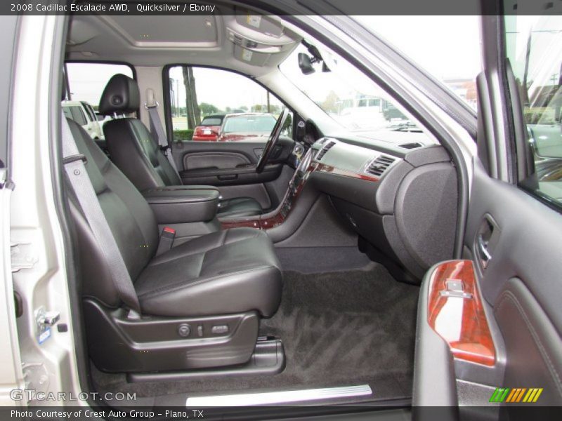 Quicksilver / Ebony 2008 Cadillac Escalade AWD