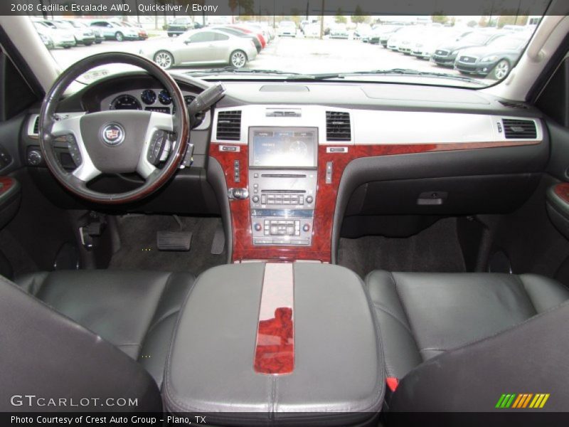 Quicksilver / Ebony 2008 Cadillac Escalade AWD