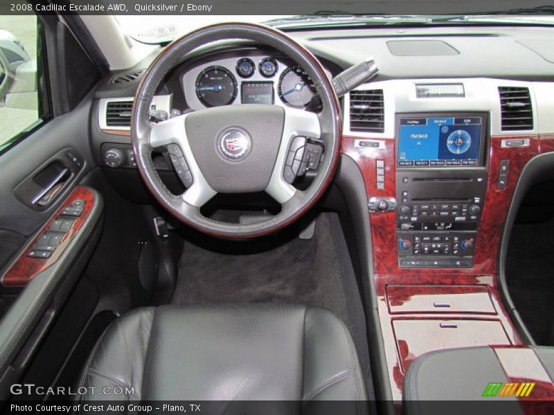 Quicksilver / Ebony 2008 Cadillac Escalade AWD