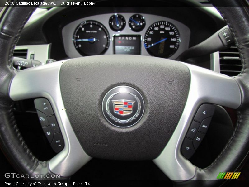 Quicksilver / Ebony 2008 Cadillac Escalade AWD
