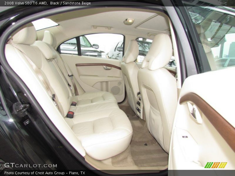 Black / Sandstone Beige 2008 Volvo S80 T6 AWD