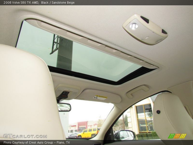Black / Sandstone Beige 2008 Volvo S80 T6 AWD