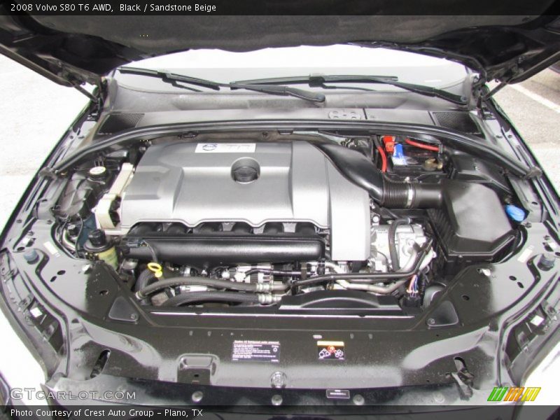 Black / Sandstone Beige 2008 Volvo S80 T6 AWD