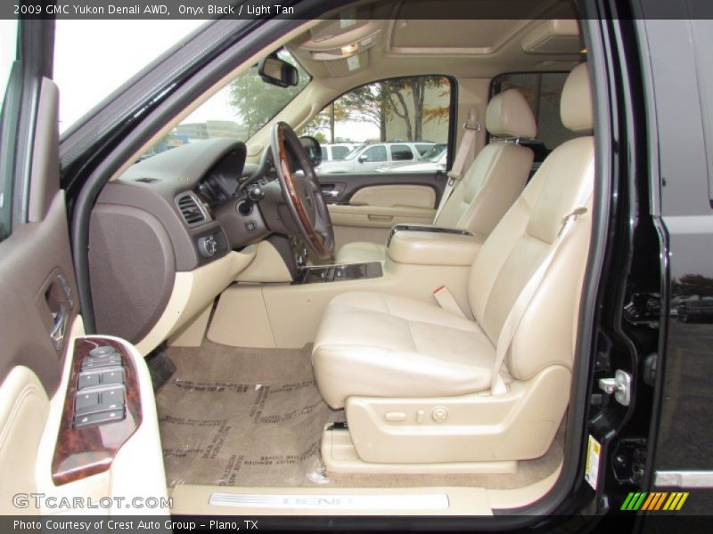 Onyx Black / Light Tan 2009 GMC Yukon Denali AWD