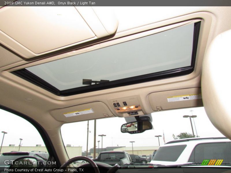Onyx Black / Light Tan 2009 GMC Yukon Denali AWD