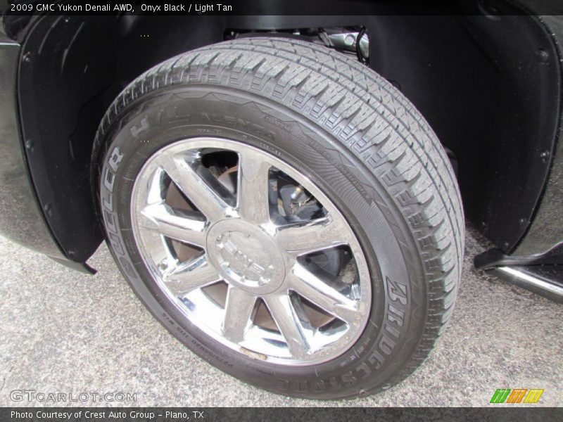 Onyx Black / Light Tan 2009 GMC Yukon Denali AWD