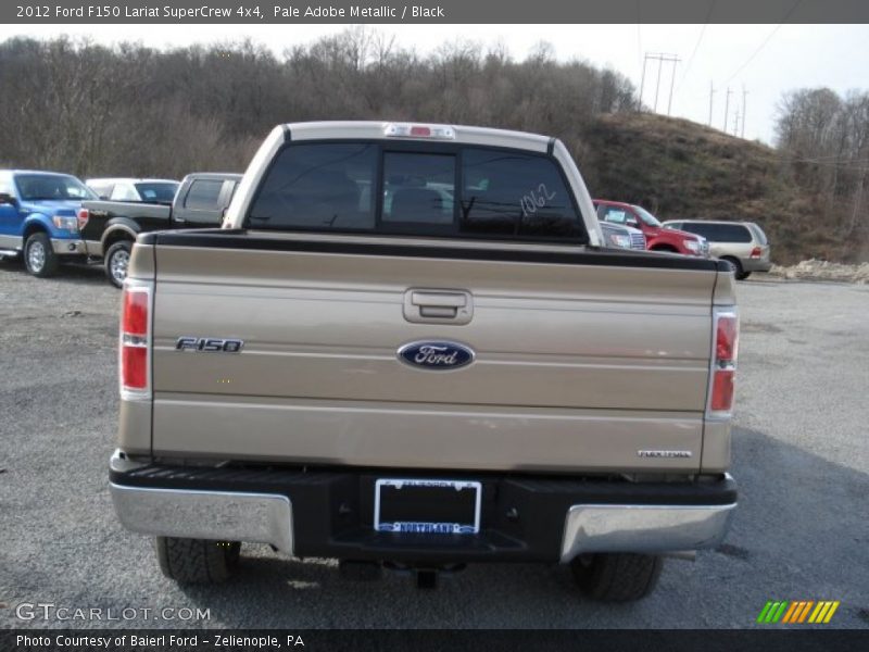 Pale Adobe Metallic / Black 2012 Ford F150 Lariat SuperCrew 4x4